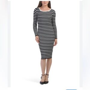 madden girl Ribbed Dress With Open Back #152